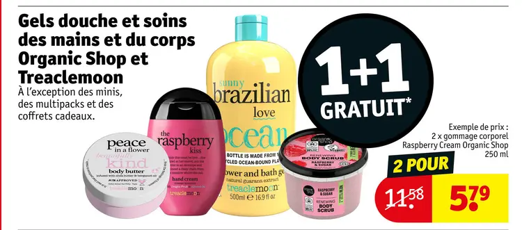Offre: Gommage corporel Raspberry Cream