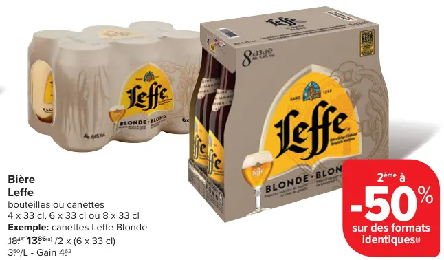 Offre: Bière Leffe