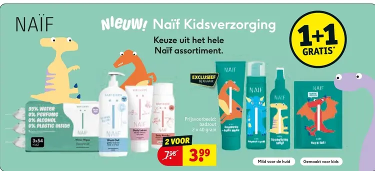 Aanbieding: Naïf Kidsverzorging