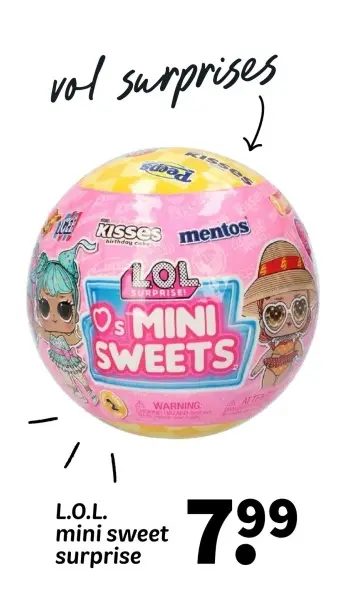 Aanbieding: L.O.L. mini sweet surprise