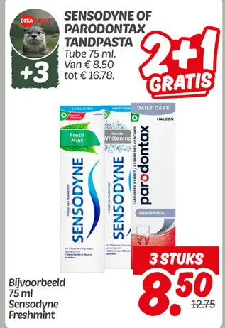 Aanbieding: Sensodyne of Parodontax tandpasta