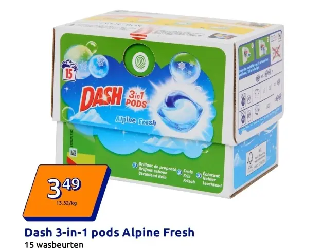 Promotie: 3-in-1 pods Alpine Fresh