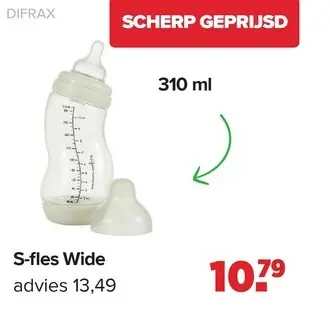 Aanbieding: S-fles Wide