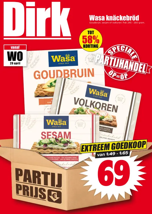 Aanbieding: Knäckebröd