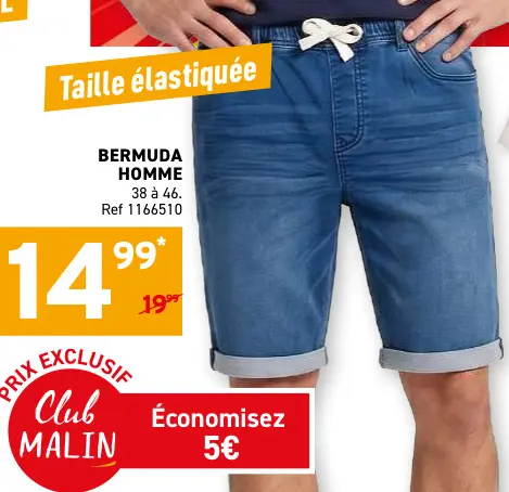 Offre: Bermuda homme