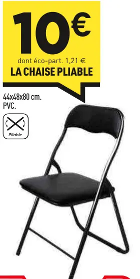 Offre: La chaise pliable