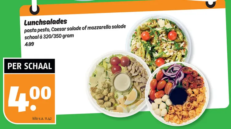 Aanbieding: Lunchsalades