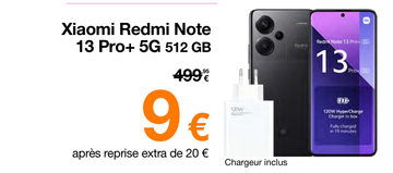Offre: Redmi Note 13 Pro+ 5G