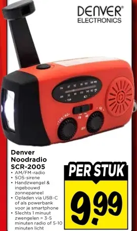 Aanbieding: Denver Noodradio SCR-2005