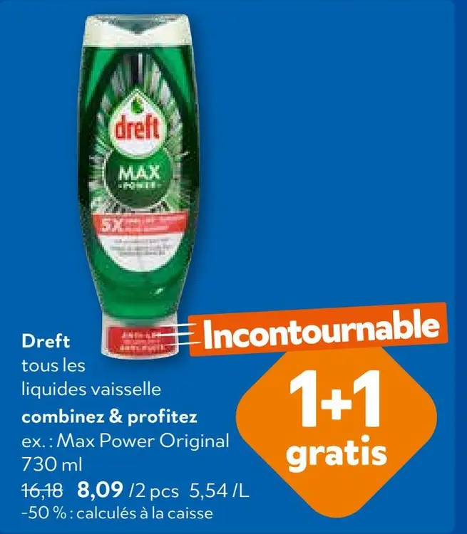 Offre: Dreft Max Power Original