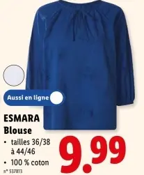 Offre: Blouse
