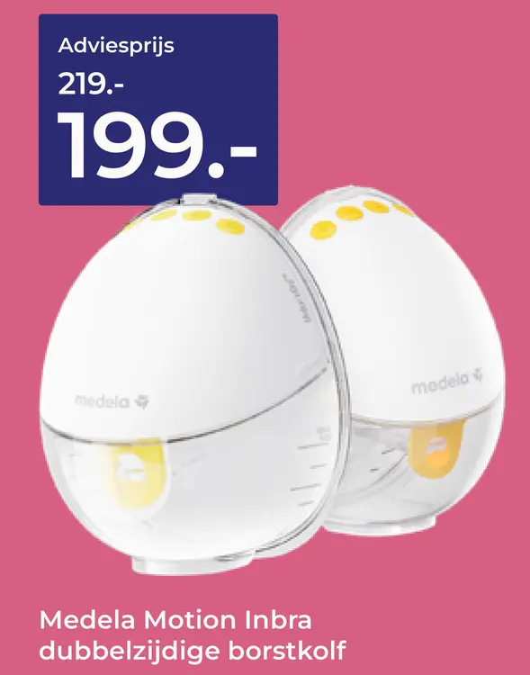 Aanbieding: Motion Inbra dubbelzijdige borstkolf