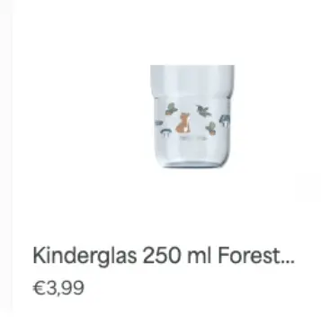 Aanbieding: Kinderglas Forest