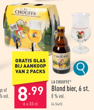 Aanbieding: LA CHOUFFE Blond bier 