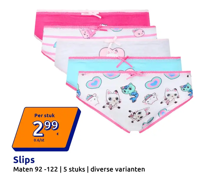 Aanbieding: Slips