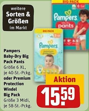 Aanbieding: Pampers Baby-Dry Big Pack Pants