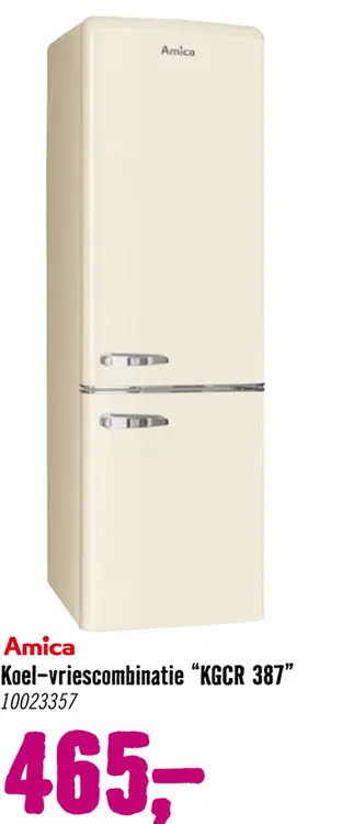 Aanbieding: AMICA KGCR 387 Koel-vriescombinatie