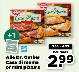 Aanbieding: Alle Dr. Oetker Casa di mama of mini pizza's