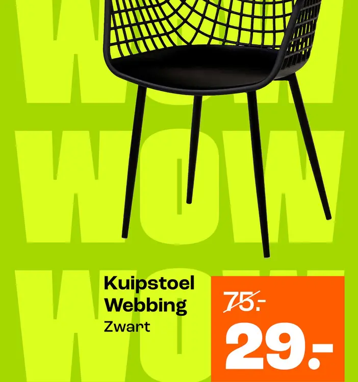 Aanbieding: Kuipstoel Webbing