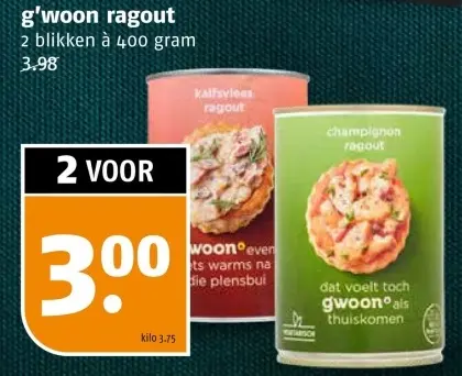Aanbieding: Ragout