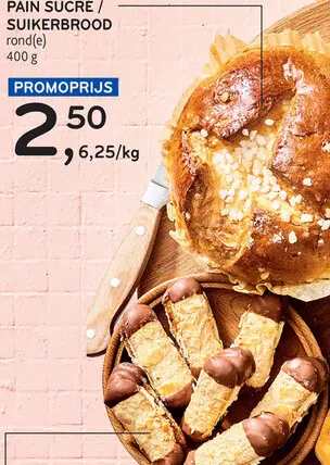 Offre: Pain sucre / suikerbrood