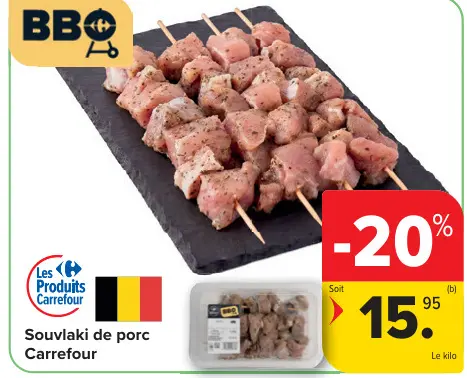 Offre: Souvlaki de porc