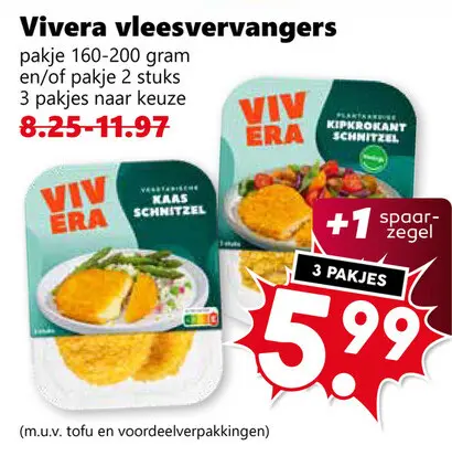 Aanbieding: Vivera vleesvervangers