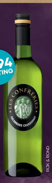 Aanbieding: Les Confréries Colombard Chardonnay & Grenach