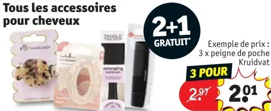Offre: Tous les accessoires pour cheveux