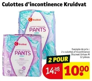 Offre: Culottes d'incontinence