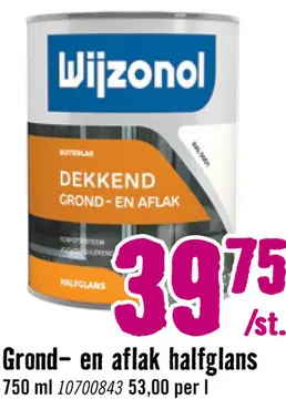 Aanbieding: Wijzonol Dekkend Grond- en aflak halfglans