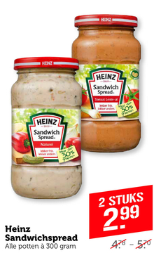 Aanbieding: Heinz Sandwichspread