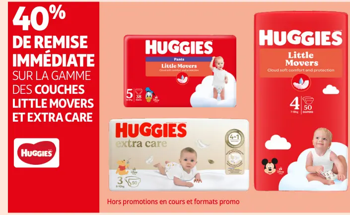 Promotie: Huggies Little Movers and Extra Care Diapers