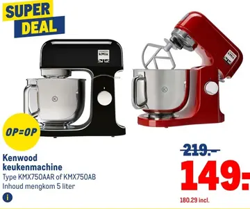 Aanbieding: Kenwood keukenmachine