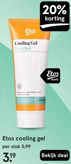 Aanbieding: Cooling gel