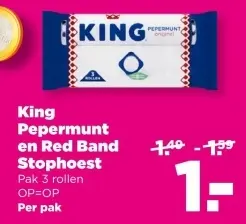 Aanbieding: Pepermunt en Red Band Stophoest