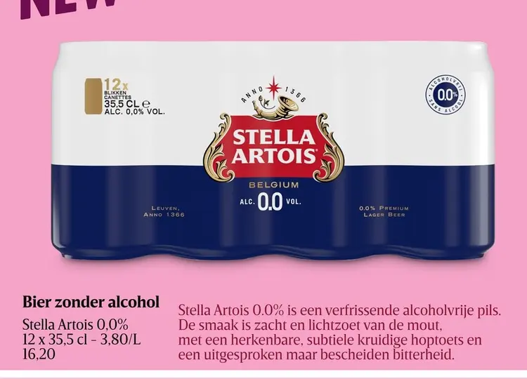 Promotie: Stella Artois 0,0%