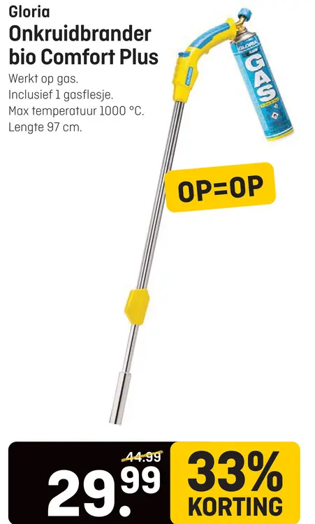 Aanbieding: Onkruidbrander bio Comfort Plus
