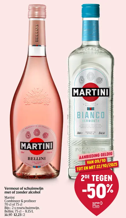 Aanbieding: Vermout of schuimwijn met of zonder alcohol