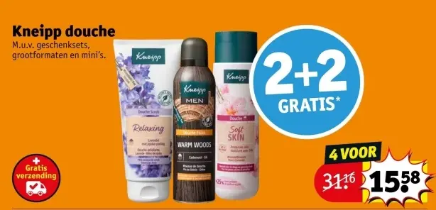 Aanbieding: Kneipp douche