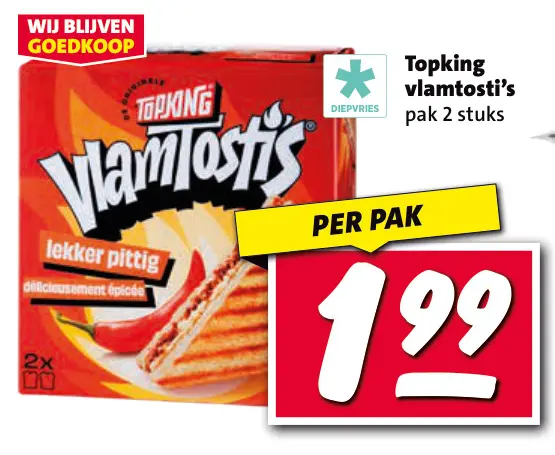 Aanbieding: Vlamtosti's