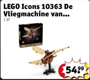 Aanbieding: LEGO Icons 10363 De Vliegmachine van...