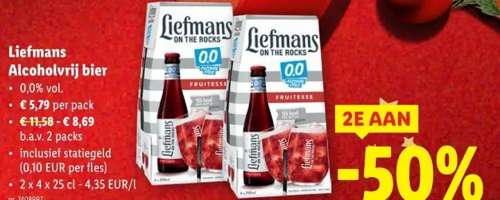 Promotie: Liefmans Alcoholvrij bier