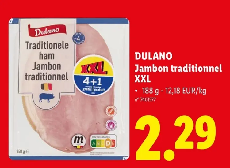 Offre: Jambon traditionnel XXL