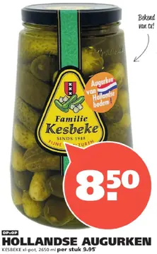 Aanbieding: Hollandse augurken xl-pot