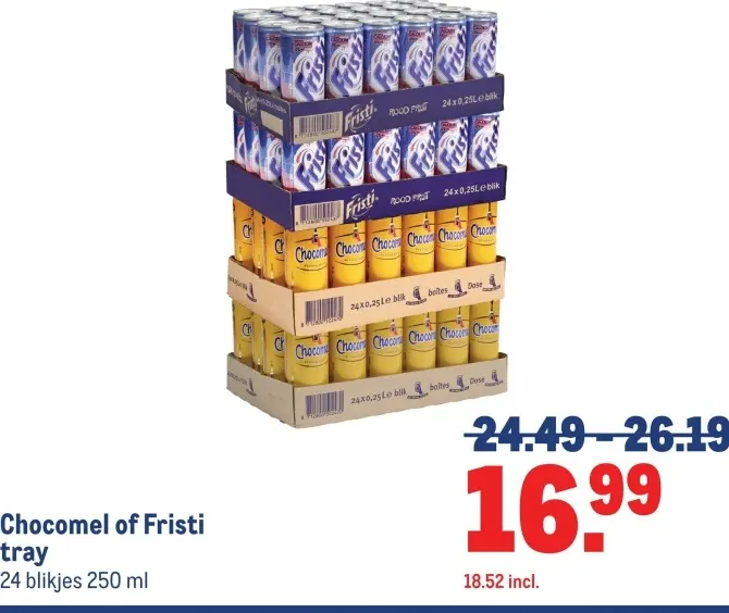 Aanbieding: Chocomel of Fristi