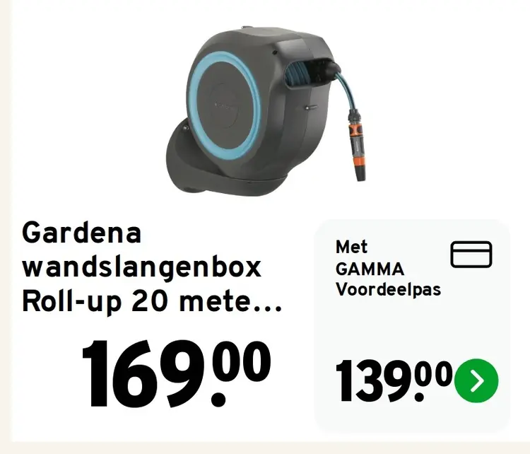 Aanbieding: wandslangenbox Roll-up