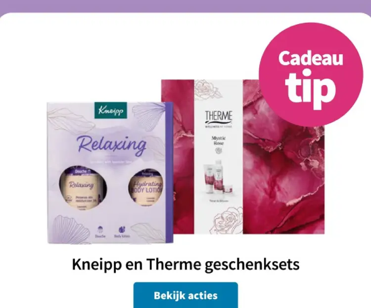 Promotie: Kneipp en Therme geschenksets