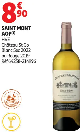Offre: Château St Go Saint Mont