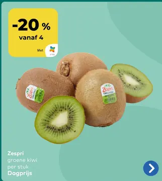 Aanbieding: Zespri groene kiwi
